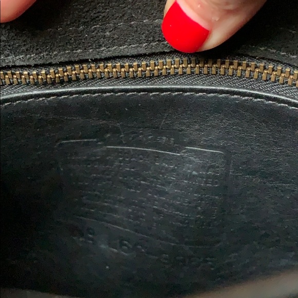 Mini Coach Vintage Black Legacy Flap Bag 9965 - Picture 5 of 9